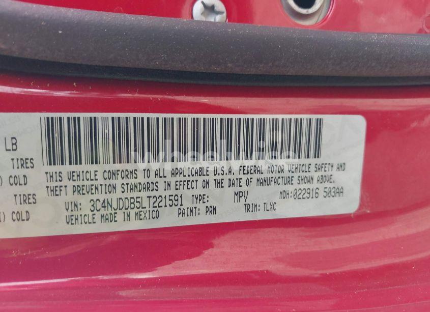 Photo 9 of 2020 Jeep Compass TRAILHAWK 4X4 (VIN 3C4NJDDB5LT221591)