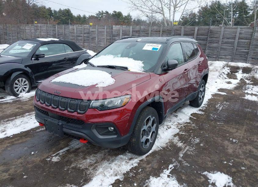 Photo 2 of 2022 Jeep Compass TRAILHAWK 4X4 (VIN 3C4NJDDB5NT183847)