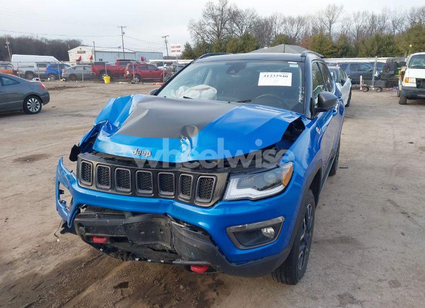 Photo 2 of 2021 Jeep Compass TRAILHAWK 4X4 (VIN 3C4NJDDB6MT525238)
