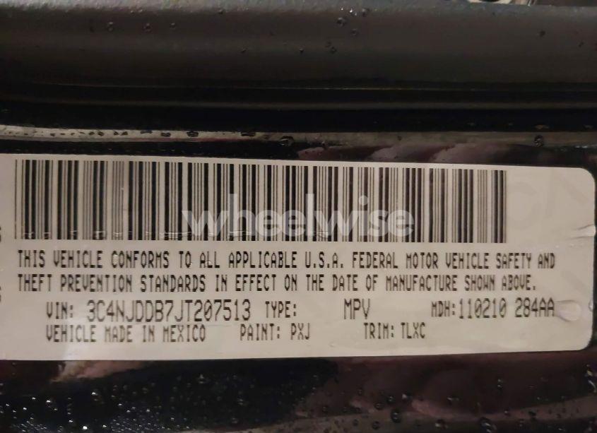Photo 9 of 2018 Jeep Compass TRAILHAWK 4X4 (VIN 3C4NJDDB7JT207513)