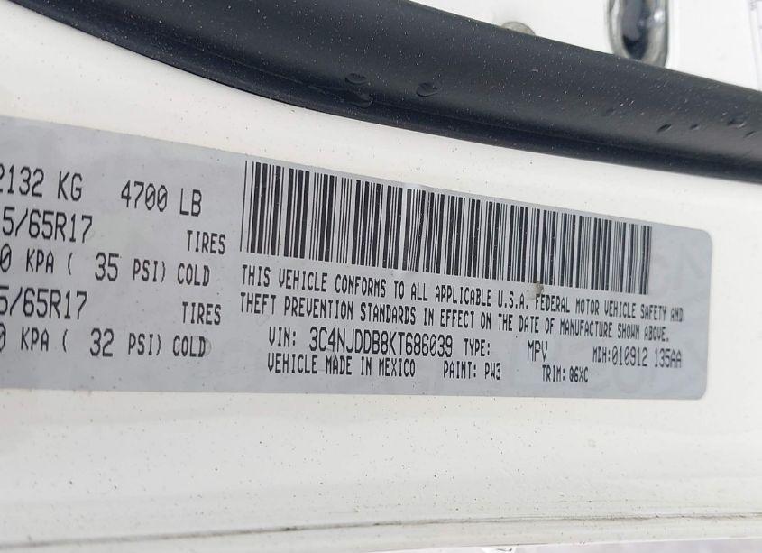 Photo 9 of 2019 Jeep Compass TRAILHAWK 4X4 (VIN 3C4NJDDB8KT686039)