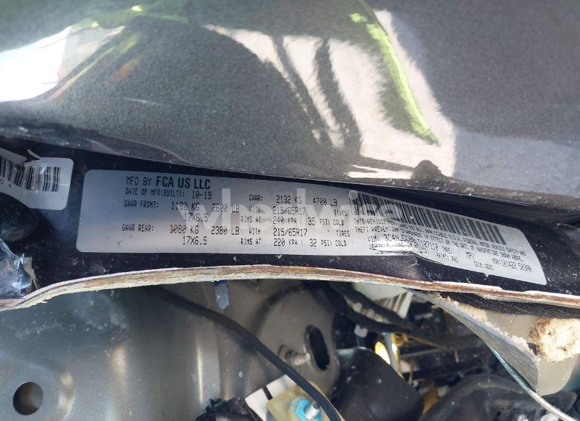 Photo 9 of 2020 Jeep Compass TRAILHAWK 4X4 (VIN 3C4NJDDB8LT127110)