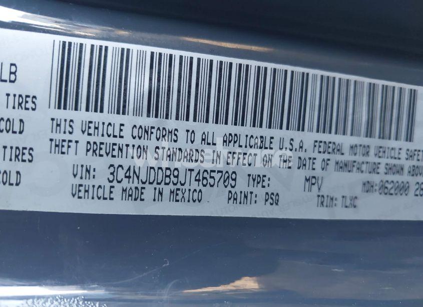 Photo 9 of 2018 Jeep Compass TRAILHAWK 4X4 (VIN 3C4NJDDB9JT465709)