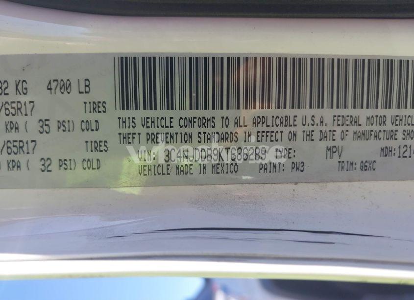 Photo 9 of 2019 Jeep Compass TRAILHAWK 4X4 (VIN 3C4NJDDB9KT686289)