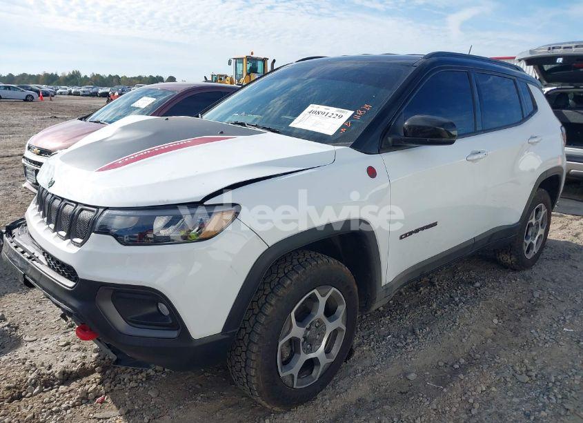 Photo 2 of 2022 Jeep Compass TRAILHAWK 4X4 (VIN 3C4NJDDB9NT233925)