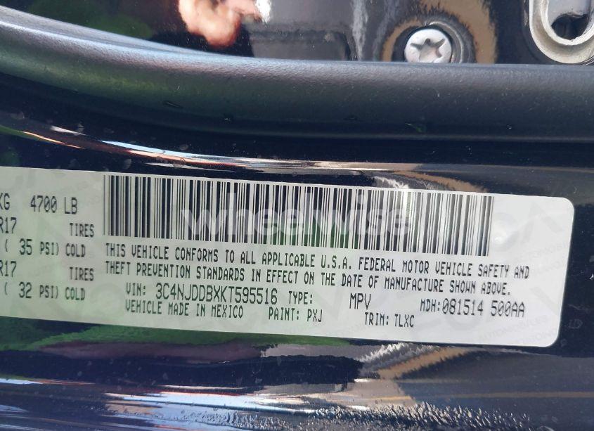 Photo 9 of 2019 Jeep Compass TRAILHAWK 4X4 (VIN 3C4NJDDBXKT595516)