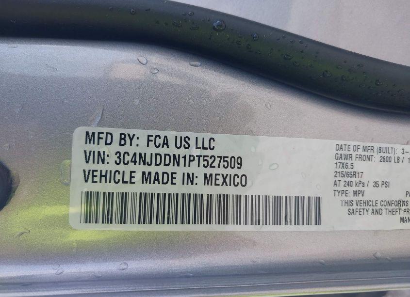 Photo 9 of 2023 Jeep Compass TRAILHAWK (VIN 3C4NJDDN1PT527509)