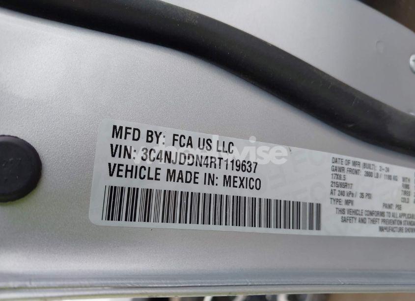 Photo 9 of 2024 Jeep Compass TRAILHAWK 4X4 (VIN 3C4NJDDN4RT119637)