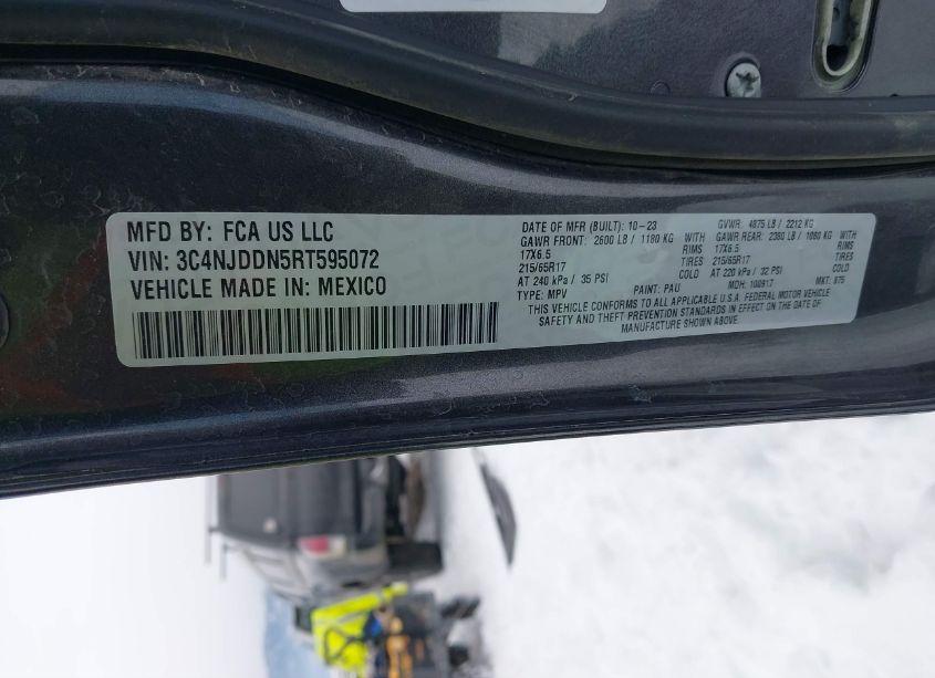 Photo 9 of 2024 Jeep Compass TRAILHAWK 4X4 (VIN 3C4NJDDN5RT595072)