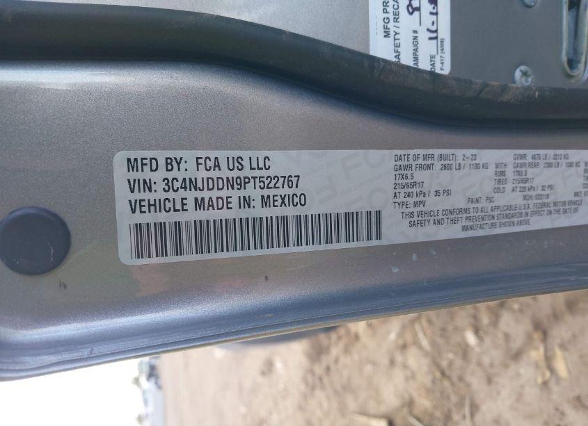 Photo 9 of 2023 Jeep Compass TRAILHAWK 4X4 (VIN 3C4NJDDN9PT522767)