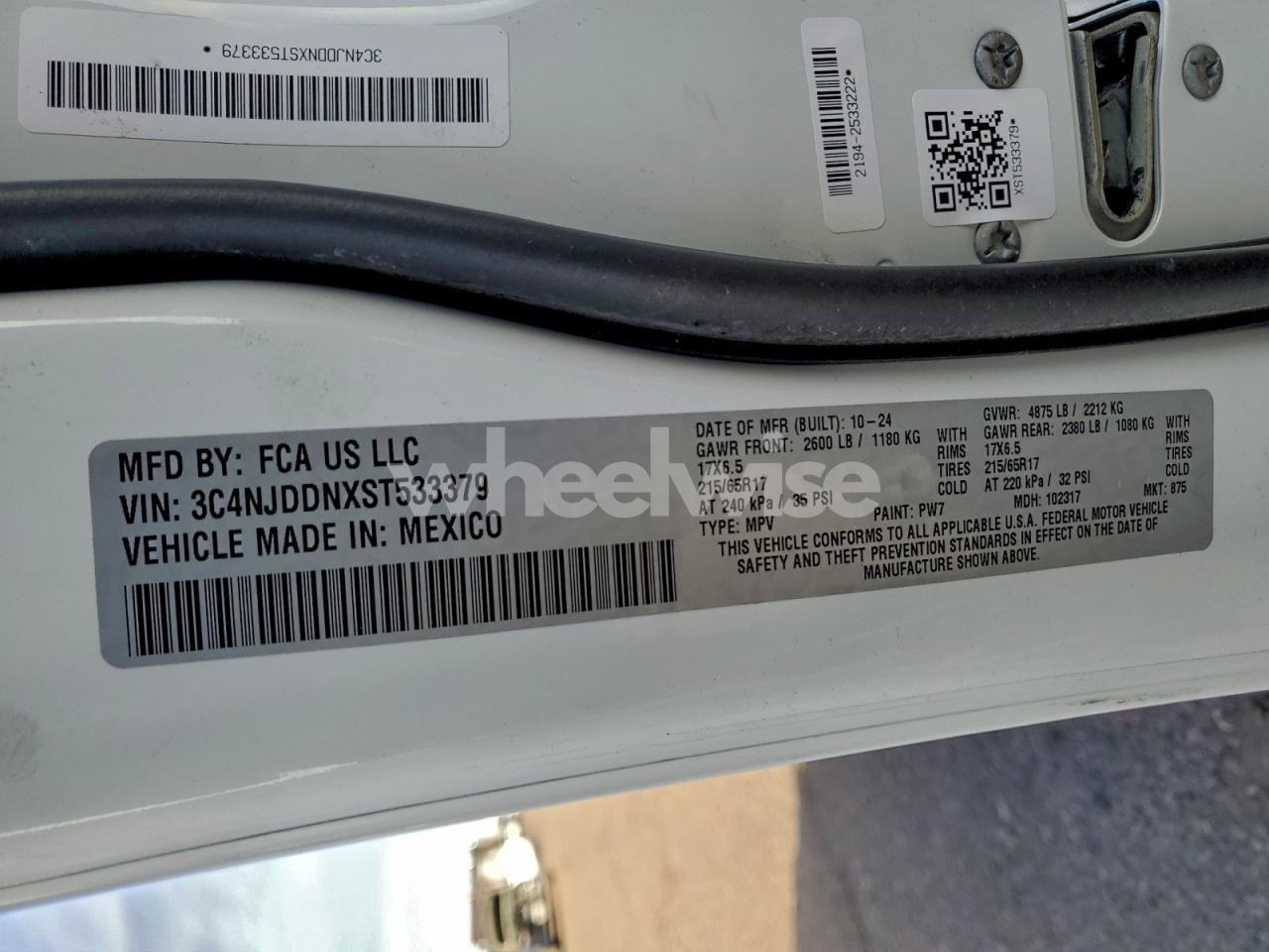 Photo 13 of 2025 JEEP COMPASS TRAILHAWK (VIN 3C4NJDDNXST533379)