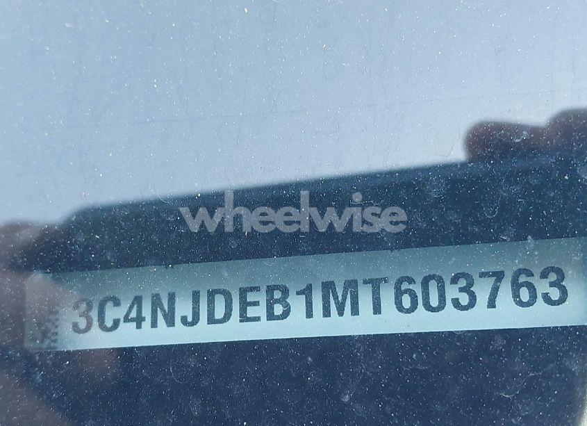 Photo 9 of 2021 Jeep Compass 80TH ANNIVERSARY 4X4 (VIN 3C4NJDEB1MT603763)