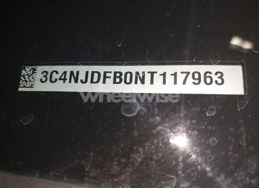 Photo 17 of 2022 Jeep Compass LATITUDE LUX 4X4 (VIN 3C4NJDFB0NT117963)