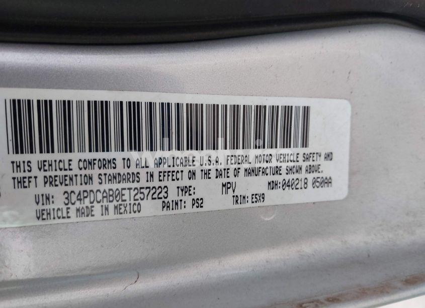 Photo 9 of 2014 Dodge Journey AMERICAN VALUE PKG (VIN 3C4PDCAB0ET257223)