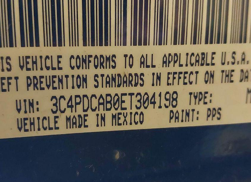 Photo 9 of 2014 Dodge Journey AMERICAN VALUE PKG (VIN 3C4PDCAB0ET304198)