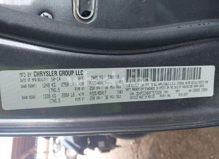 Photo 9 of 2015 Dodge Journey AMERICAN VALUE PKG (VIN 3C4PDCAB0FT573528)