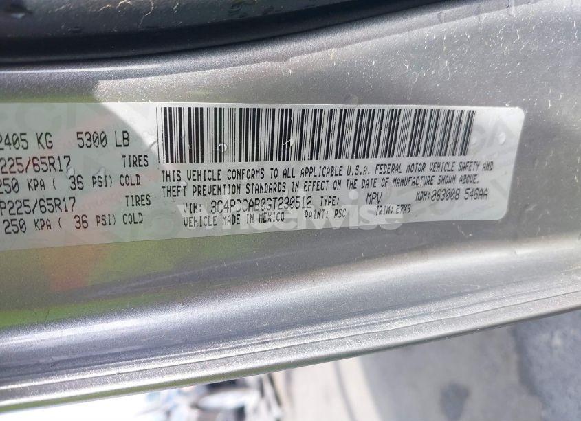 Photo 9 of 2016 Dodge Journey SE (VIN 3C4PDCAB0GT230512)