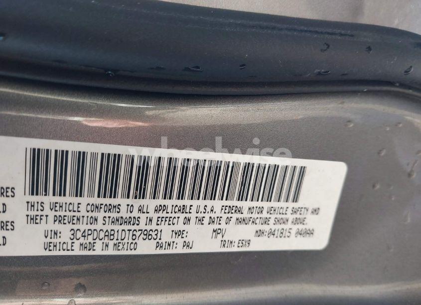 Photo 9 of 2013 Dodge Journey AMERICAN VALUE PKG (VIN 3C4PDCAB1DT679631)