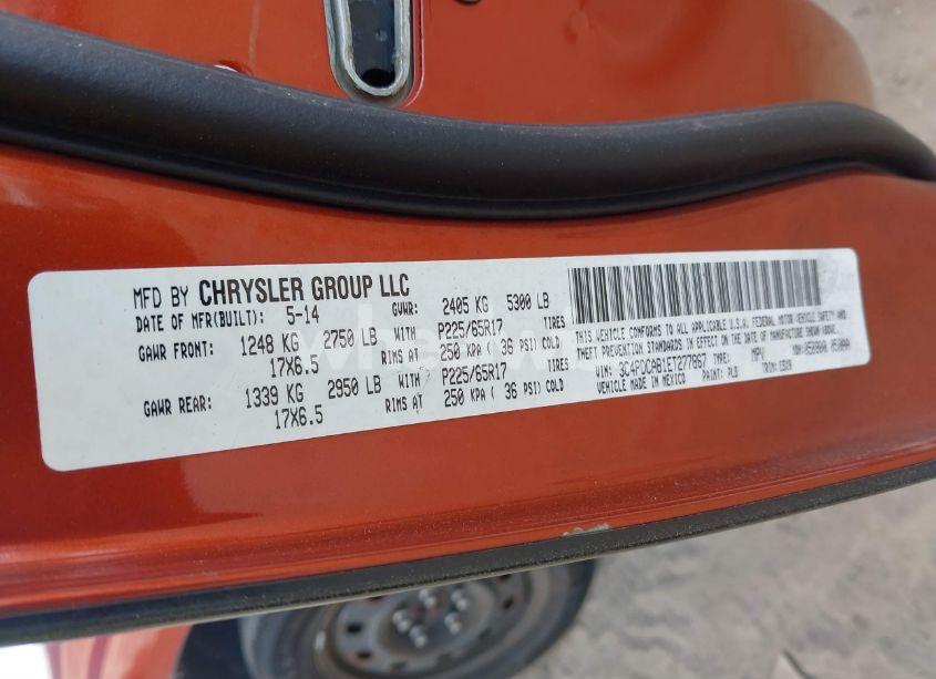 Photo 9 of 2014 Dodge Journey AMERICAN VALUE PKG (VIN 3C4PDCAB1ET277867)