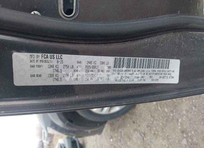 Photo 9 of 2016 Dodge Journey SE (VIN 3C4PDCAB1GT120164)