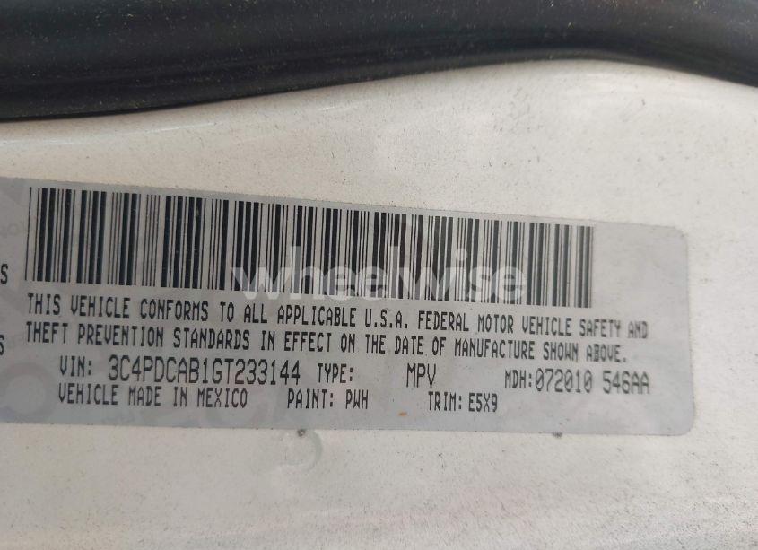 Photo 9 of 2016 Dodge Journey SE (VIN 3C4PDCAB1GT233144)