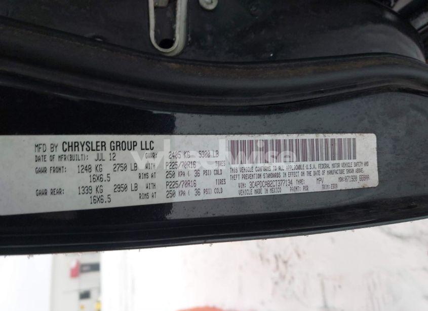 Photo 9 of 2012 Dodge Journey SE/AVP (VIN 3C4PDCAB2CT377134)