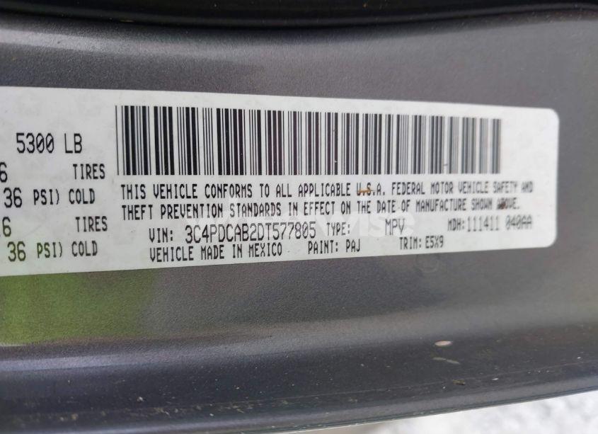 Photo 9 of 2013 Dodge Journey AMERICAN VALUE PKG (VIN 3C4PDCAB2DT577805)