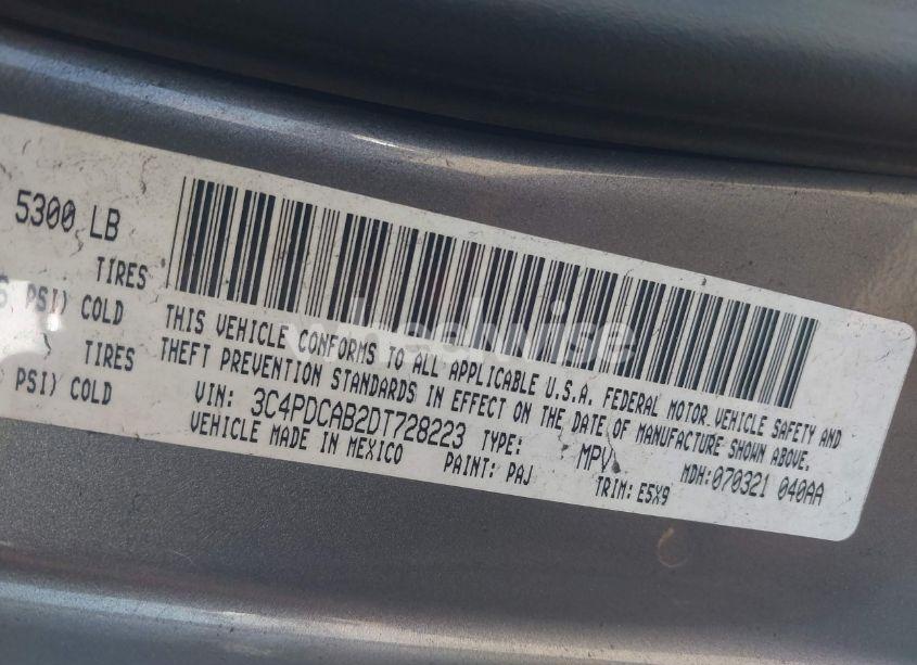 Photo 9 of 2013 Dodge Journey AMERICAN VALUE PKG (VIN 3C4PDCAB2DT728223)