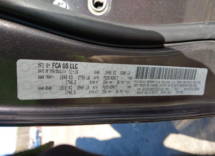 Photo 9 of 2017 Dodge Journey SE (VIN 3C4PDCAB2HT557110)