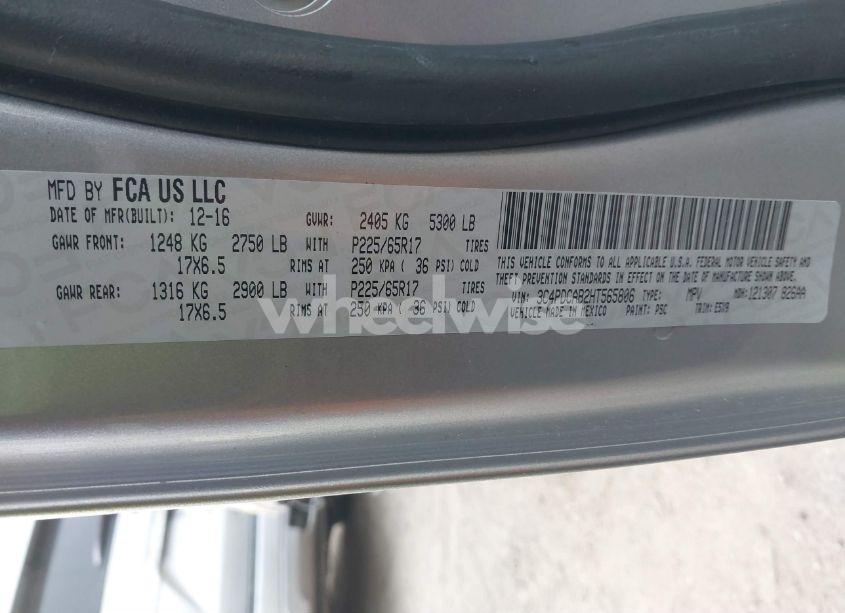 Photo 9 of 2017 Dodge Journey SE (VIN 3C4PDCAB2HT565806)