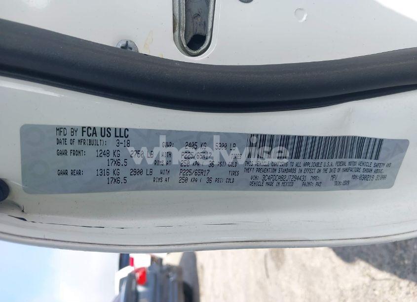 Photo 9 of 2018 Dodge Journey SE (VIN 3C4PDCAB2JT294431)