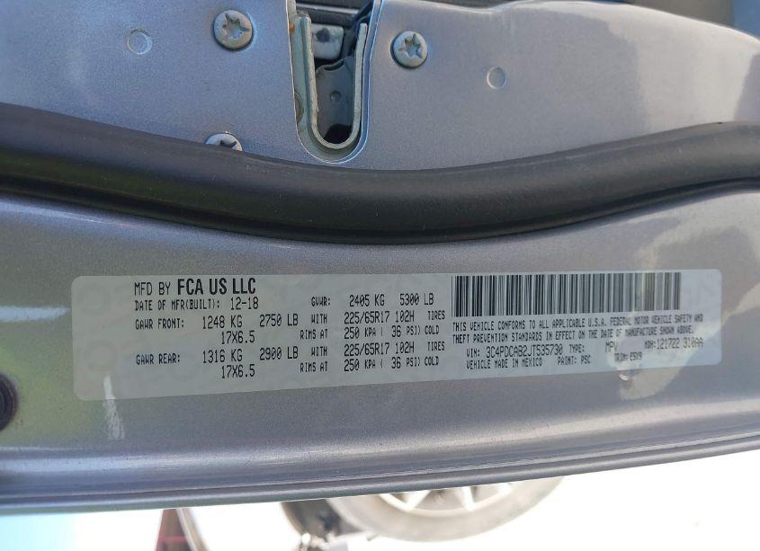 Photo 9 of 2018 Dodge Journey SE (VIN 3C4PDCAB2JT535730)