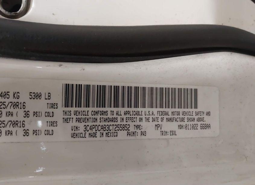 Photo 9 of 2012 Dodge Journey SE/AVP (VIN 3C4PDCAB3CT255852)