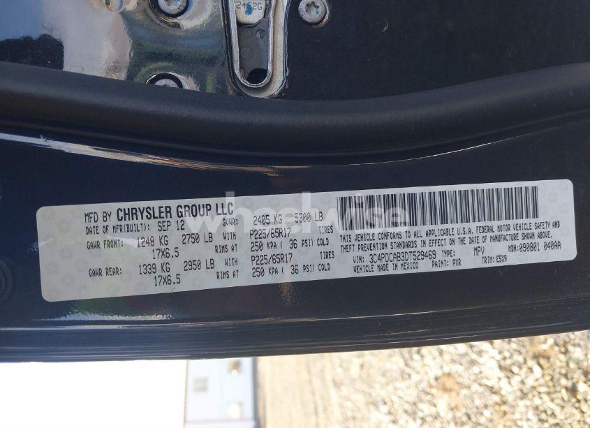 Photo 9 of 2013 Dodge Journey AMERICAN VALUE PKG (VIN 3C4PDCAB3DT529469)