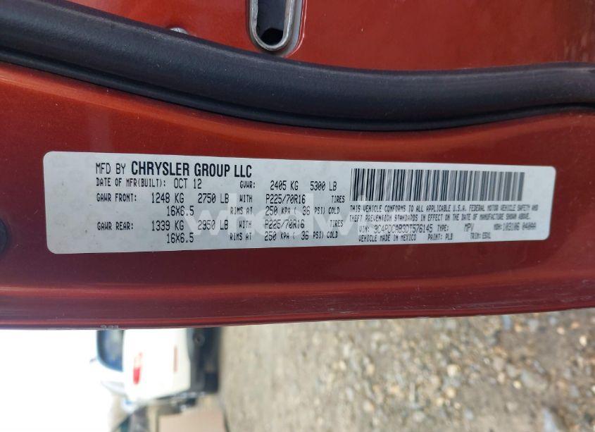 Photo 9 of 2013 Dodge Journey AMERICAN VALUE PKG (VIN 3C4PDCAB3DT576145)