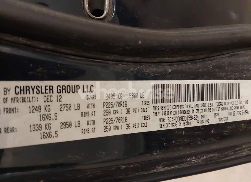 Photo 9 of 2013 Dodge Journey AMERICAN VALUE PKG (VIN 3C4PDCAB3DT594824)