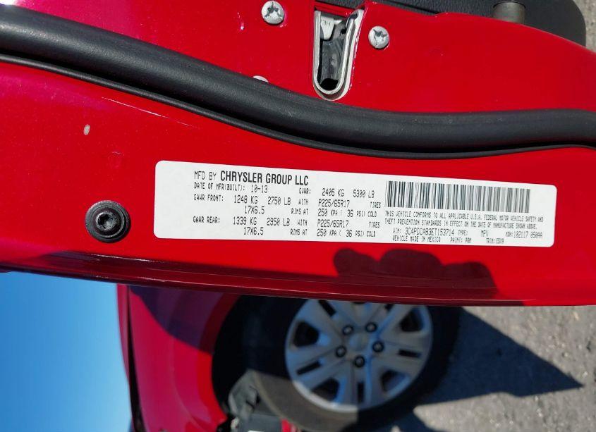 Photo 9 of 2014 Dodge Journey SE (VIN 3C4PDCAB3ET153714)