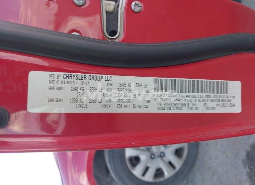 Photo 9 of 2015 Dodge Journey AMERICAN VALUE PKG (VIN 3C4PDCAB3FT600415)