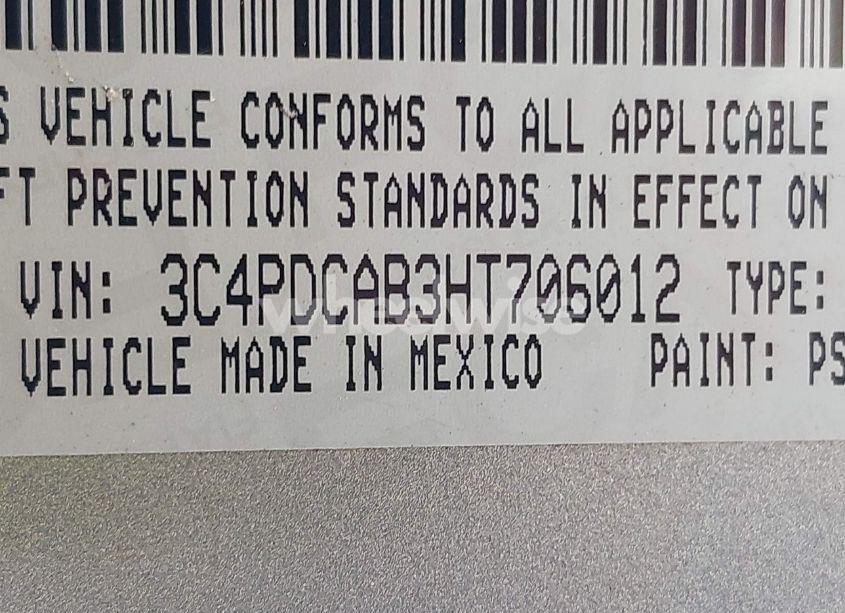 Photo 9 of 2017 Dodge Journey SE (VIN 3C4PDCAB3HT706012)