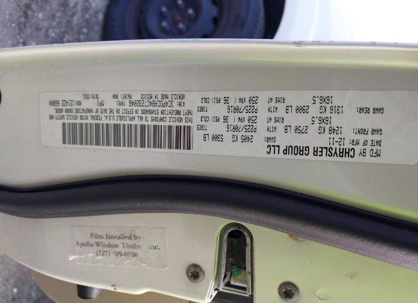 Photo 9 of 2012 Dodge Journey SE/AVP (VIN 3C4PDCAB4CT232046)