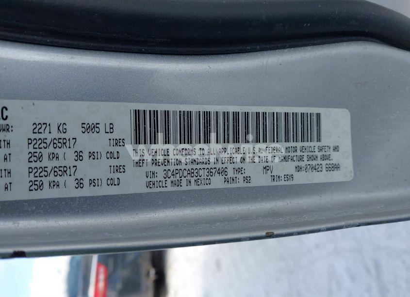 Photo 9 of 2012 Dodge Journey SE (VIN 3C4PDCAB4CT367406)