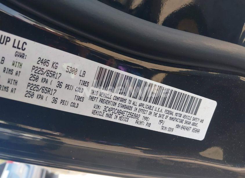 Photo 9 of 2014 Dodge Journey AMERICAN VALUE PKG (VIN 3C4PDCAB4ET256902)