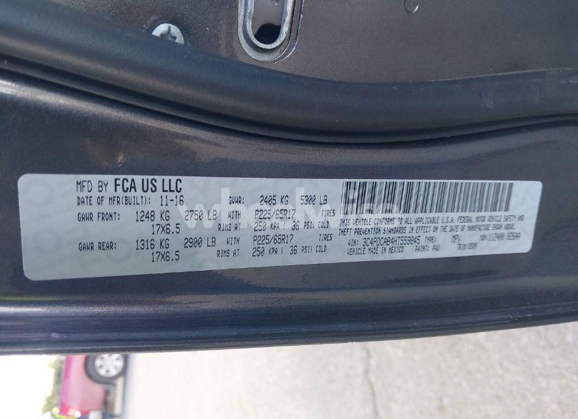 Photo 9 of 2017 Dodge Journey SE (VIN 3C4PDCAB4HT559845)