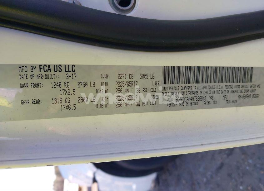 Photo 9 of 2017 Dodge Journey SE (VIN 3C4PDCAB4HT626945)