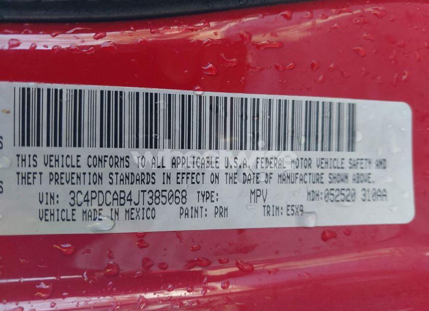 Photo 9 of 2018 Dodge Journey SE (VIN 3C4PDCAB4JT385068)