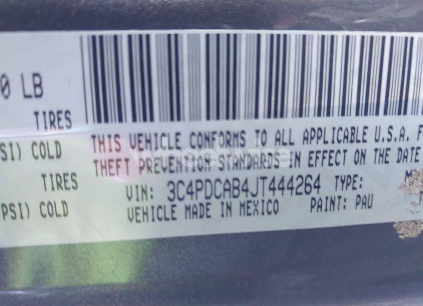 Photo 9 of 2018 Dodge Journey SE (VIN 3C4PDCAB4JT444264)