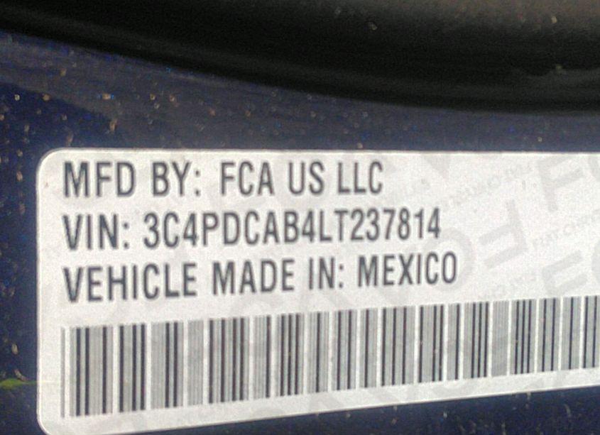 Photo 9 of 2020 Dodge Journey SE VALUE (VIN 3C4PDCAB4LT237814)