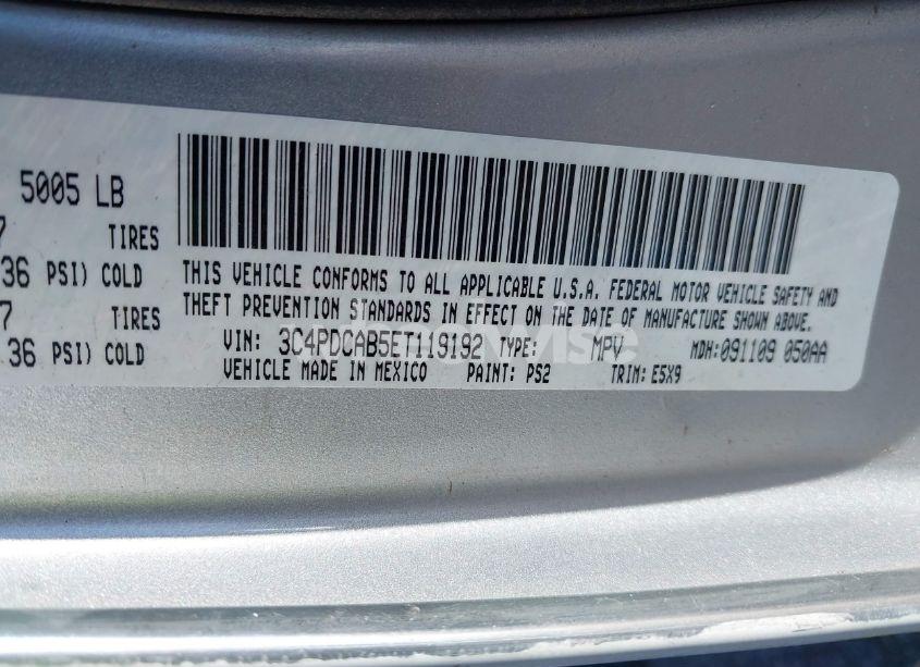 Photo 9 of 2014 Dodge Journey AMERICAN VALUE PKG (VIN 3C4PDCAB5ET119192)