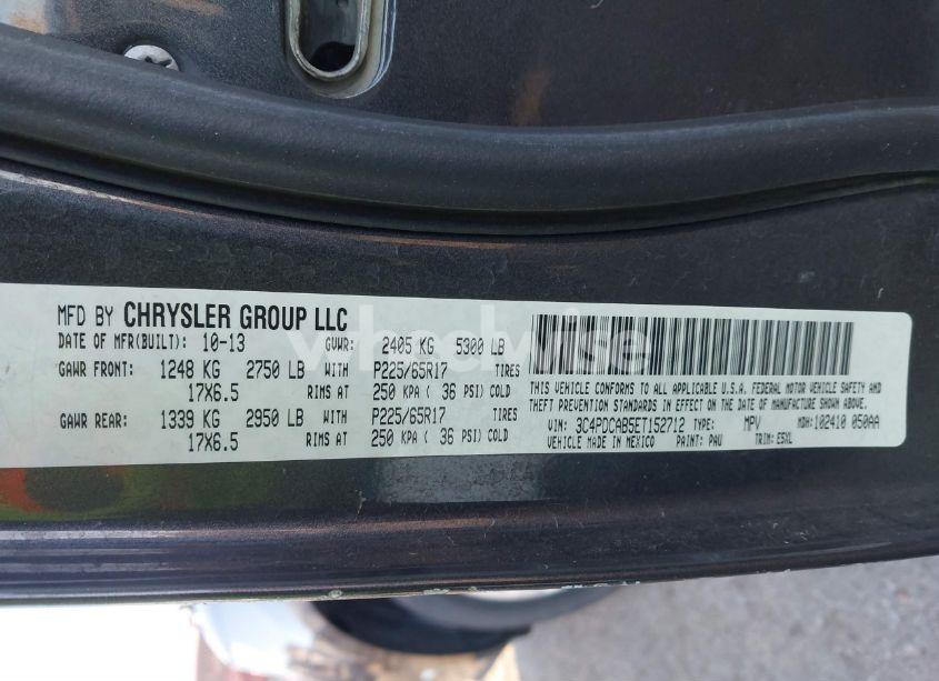 Photo 9 of 2014 Dodge Journey AMERICAN VALUE PKG (VIN 3C4PDCAB5ET152712)