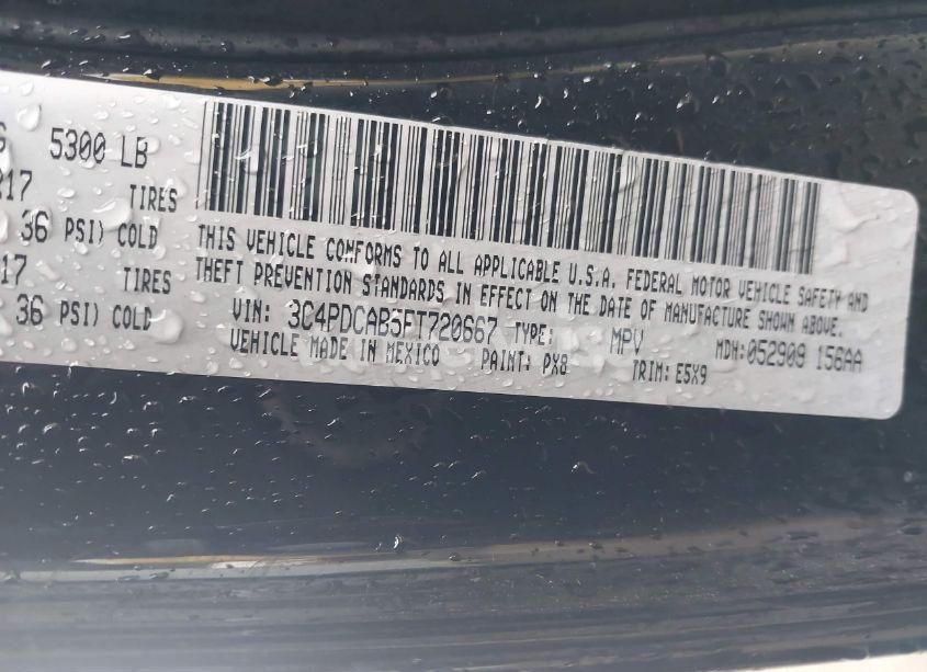 Photo 9 of 2015 Dodge Journey AMERICAN VALUE PKG (VIN 3C4PDCAB5FT720667)